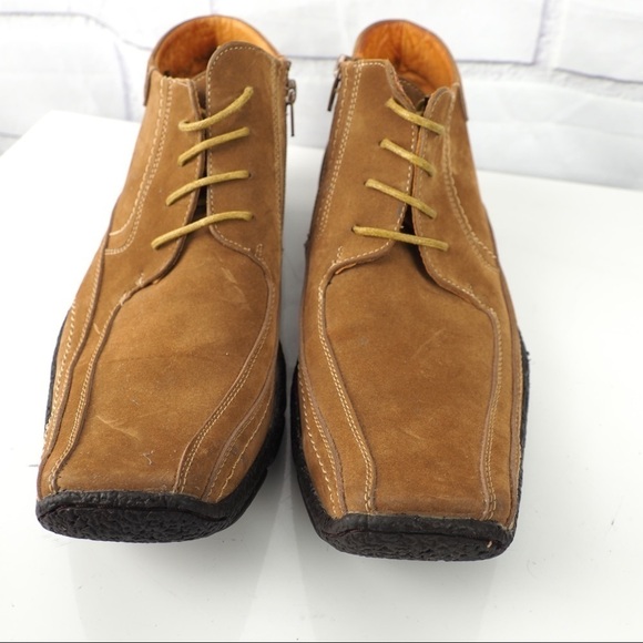 Starsax men’s sz 10/43 wheat leather nubuck boots main image 9